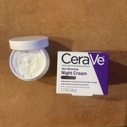 CeraVe Skin Renewing Face Night Cream, 1.7 oz
