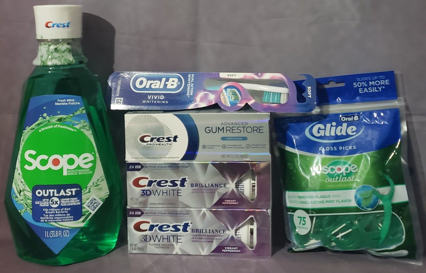 Pack Of 6 Oral Care Bundle 