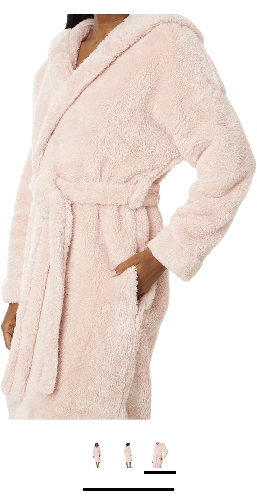 PINK PLUSH ROBE BY SKIN