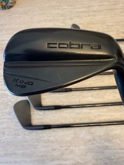 2024 Cobra KING MB Black Irons 5-GW – KBS $-Taper Black 120 Stiff – Jumbo Grips $999 OBO