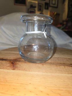 Small Round Glass Vase