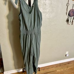 Women’s A New Day Moss Green XL Jumpsuit