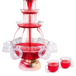 3 tier LED base cascading fountain