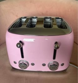 SMEG TOASTER (Pink)