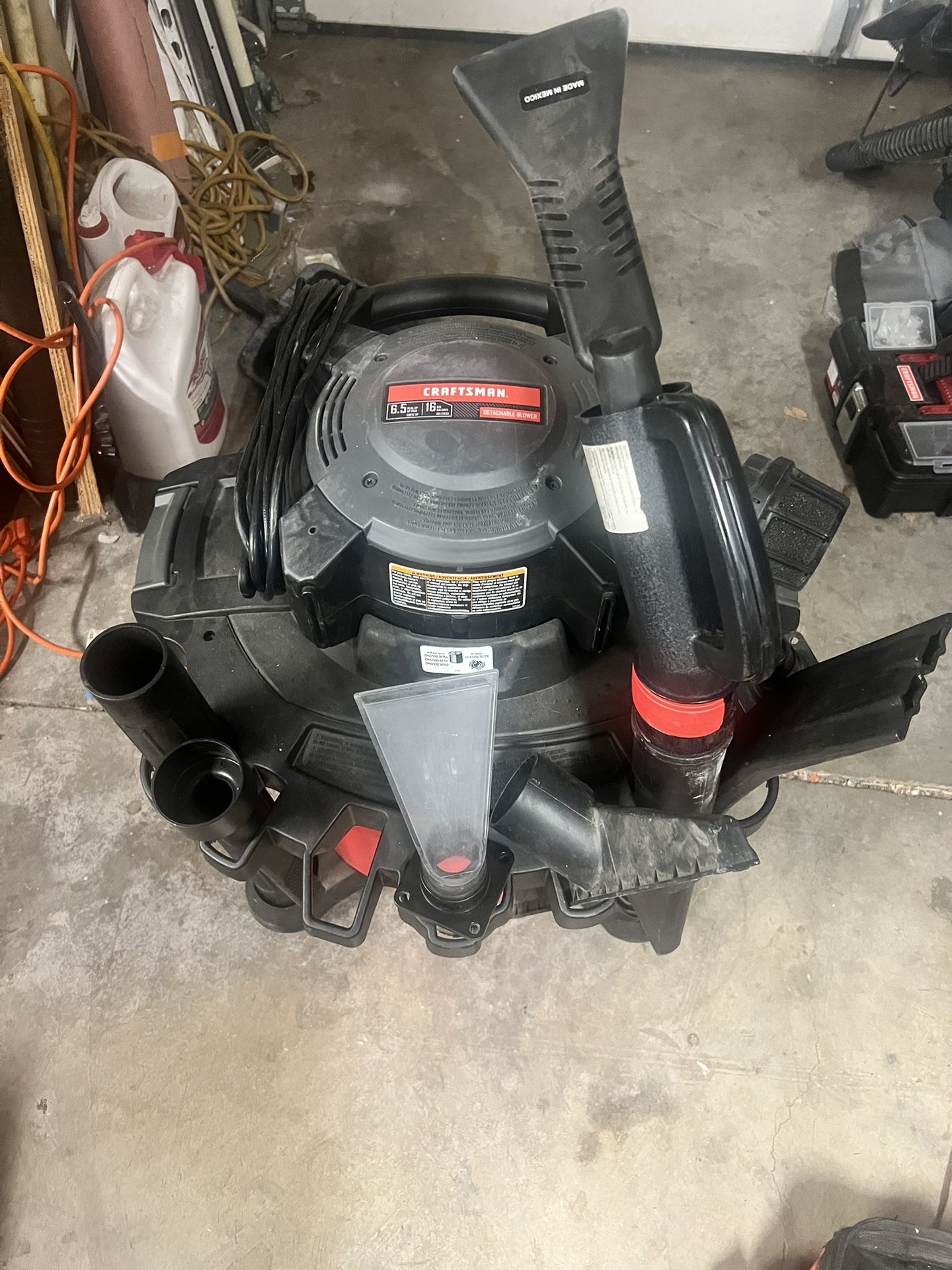 Craftsman 6.5 HP 16 Gal Shop Vac