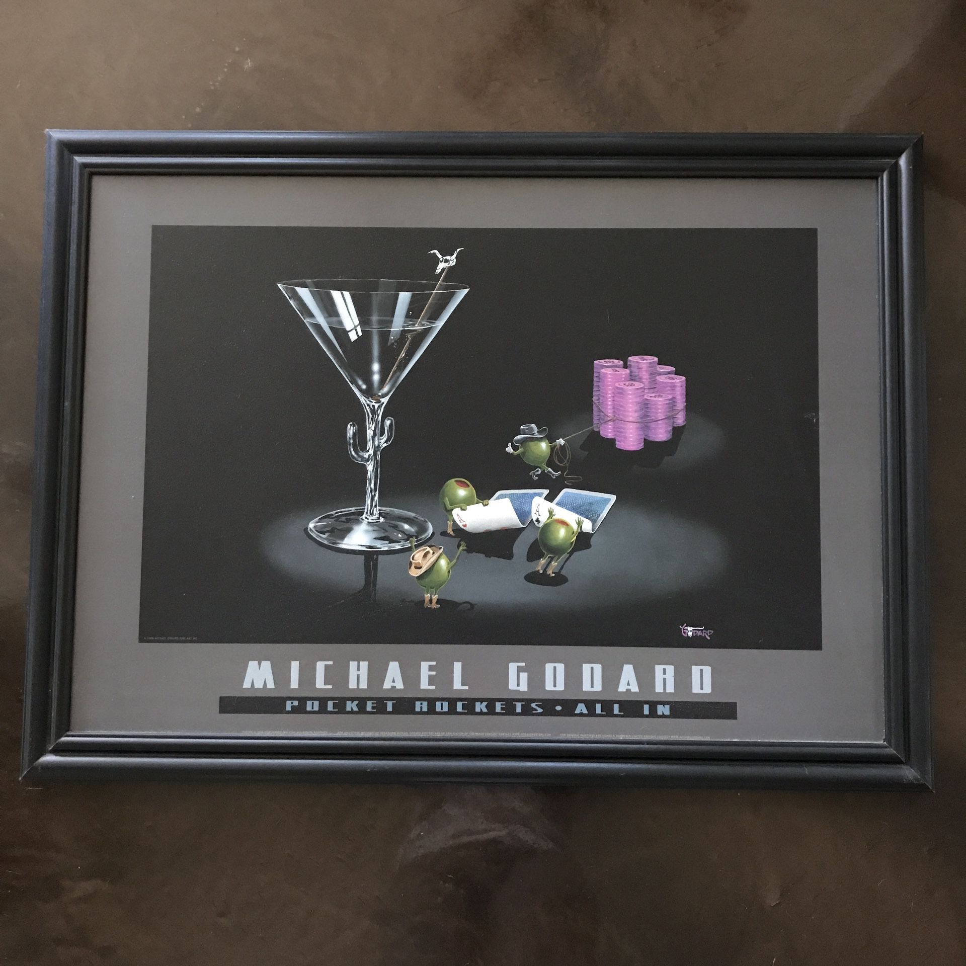 Michael Godard Pocket Rockets All In Fine Art Print Wall Art Framed