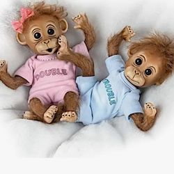 Double Trouble Twin Monkeys