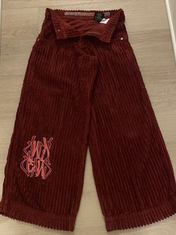 Jnco Red Corduroy Rolling Stone