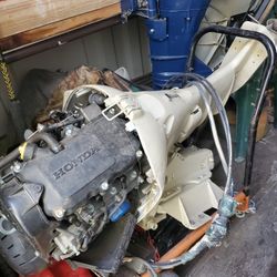 r3 cylinder Honda boat motor