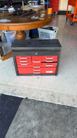 2 Lumidor Industrial Machinist Tool Box, 10 Drawer