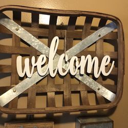 WELCOME WALL SIGN