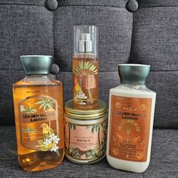 Golden Mango Lagoon Mango Mai Tai Bath And Body Works
