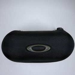 Oakley Glasses Case Eyeglasses Sunglasses Clamshell Zip Up Black Mesh Case