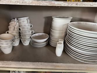~ 54pc Vintage Franciscan "Merry-Go-Round" Mid Century Dish Set