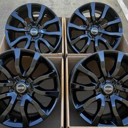 20” Range Rover Gloss Black Wheels Rims