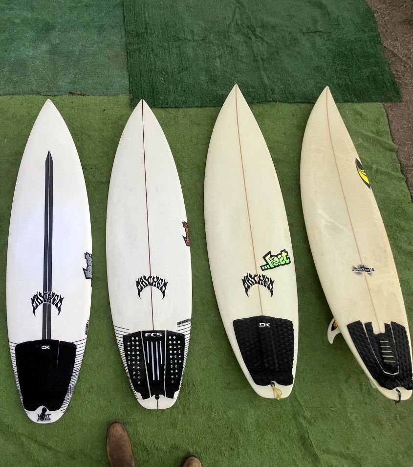 3 Lost Surfboards And 1 Sharp Eye Surfboard
