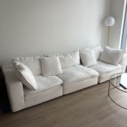 Cali Pearl Performance Fabric Modular Sofa