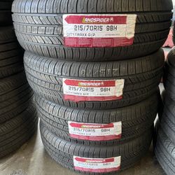 215/70/15 Landspider New Tires Set Of 4 Installed And Balanced Set De 4 Llantas Nuevas Instaladas Y Balanceadas