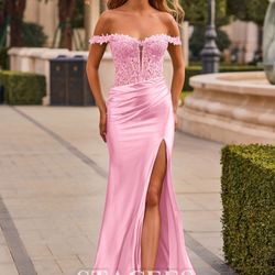 Brand new!!!  STACEES Prom Dress Blushing Pink Size 2 