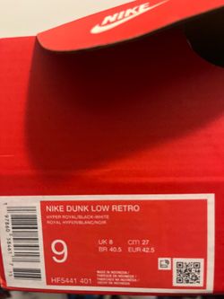 Nike Dunks low retro