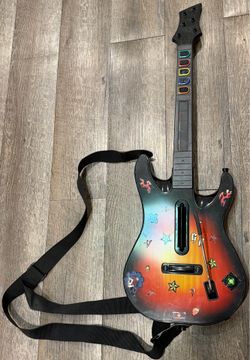 Xbox 360 Guitar Hero Wireless Controller Red octane Sunburst Model 95457.805