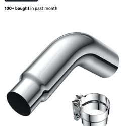 NEW IN BOX• Chrome 4” to 5” Exhaust Tip
