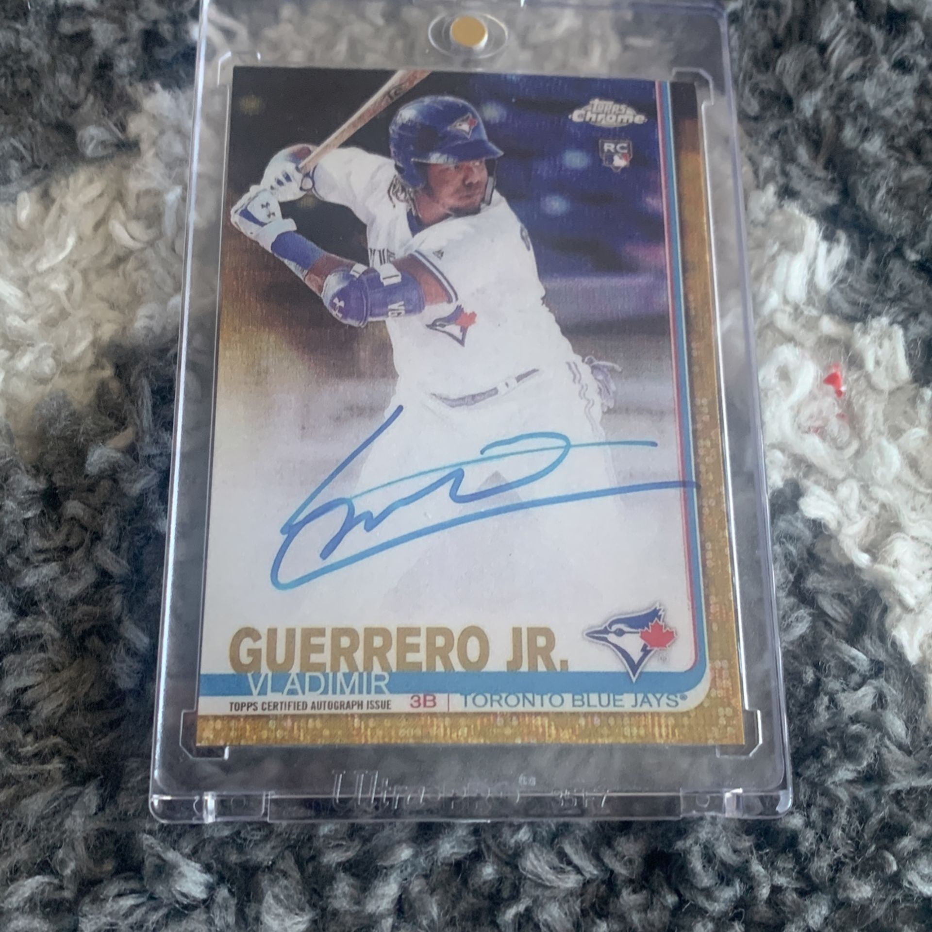 Vladimir Guerrero Jr. Autographed Card 2018