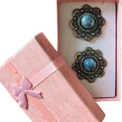 Turquoise Earrings Vintage 
