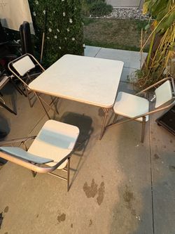 Folding Card Table and Chairs Set