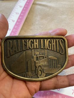 Raleigh Lights Belt Buckle Used 