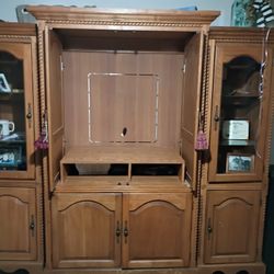 Oak Entertainment Center