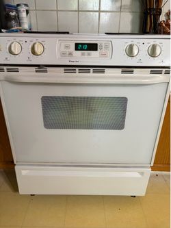 Electric Range Stove - White