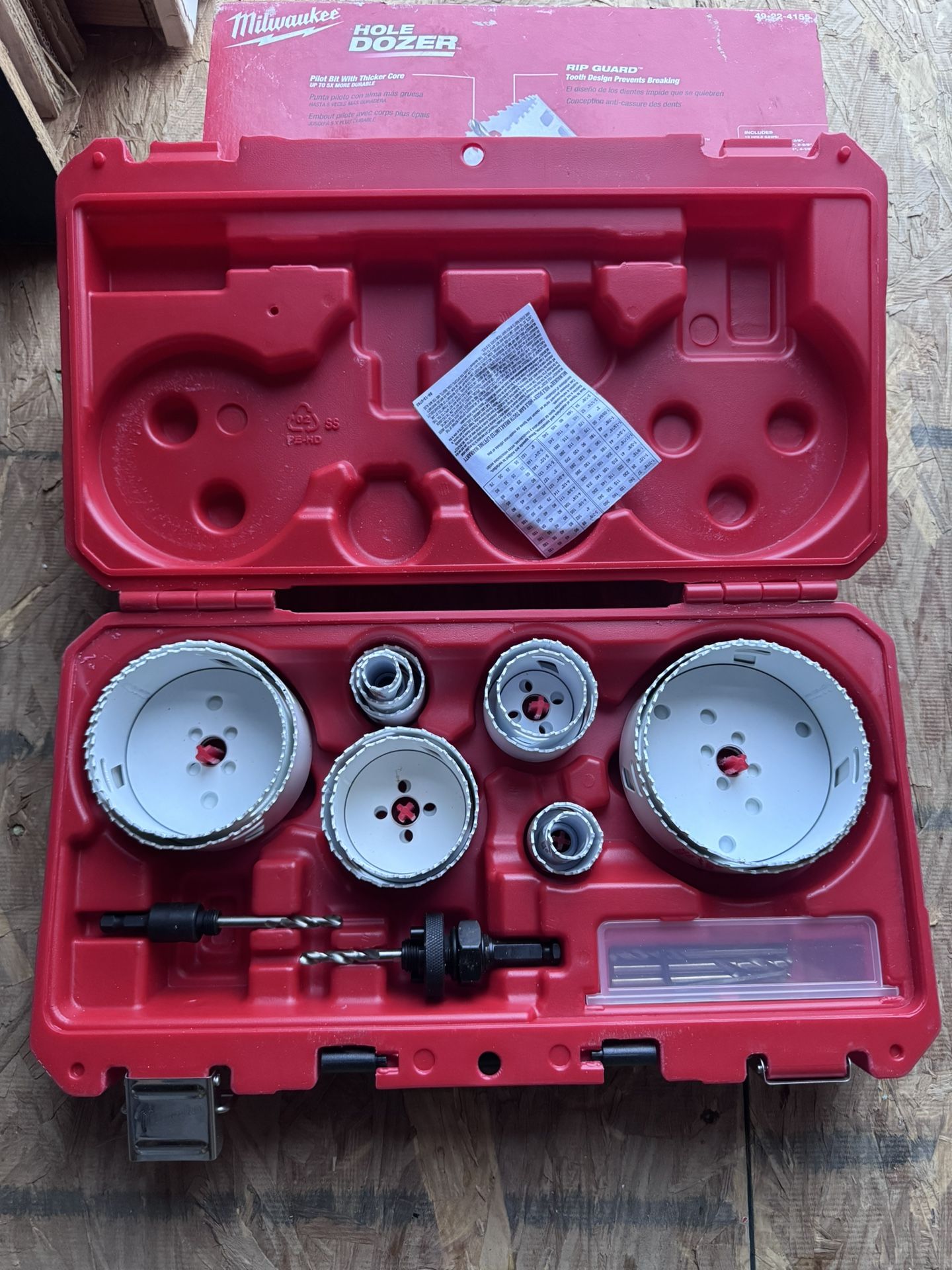 Milwaukee Hole Dozer Plumbers Bi Metal Hole Saw Set (18 Piece)