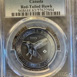 PCGS MS63 • .9999 Fine Silver • Certified Wildlife Issue