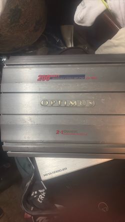 Optimus XL-200 200W Car Amplifier