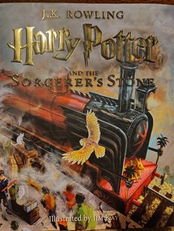Harry potter hard cover illustraded books