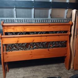 Queen Size Bed frame And Head Board And Foot Board 