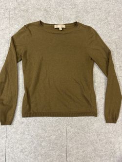 Philosophy Republic Clothing Olive Brown Crewneck Sweater