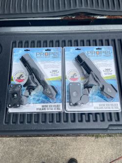 Propel Paddle Gear Kayak Rod Pole Holder with Mount Base