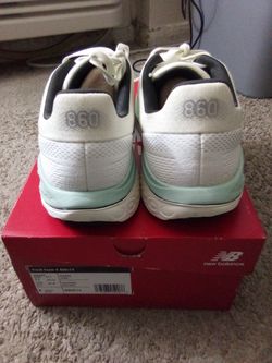 New balance fresh foam 860v 14 white beige sea salt/angora size 11