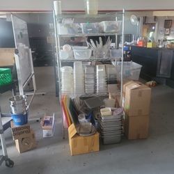 Shelves With Containers