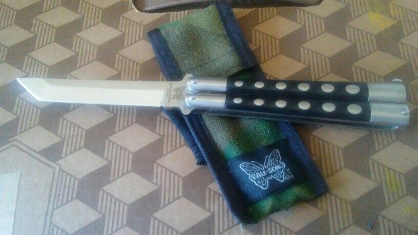 1985 Pacific Cutlery Corp. Japan Bali-Song Butterfly Knife