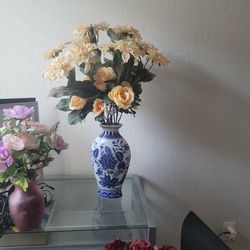 Flower Arrangement And Vase