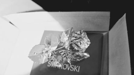 SWAROVSKI Austria Crystal "Rose Blossom" RETIRED