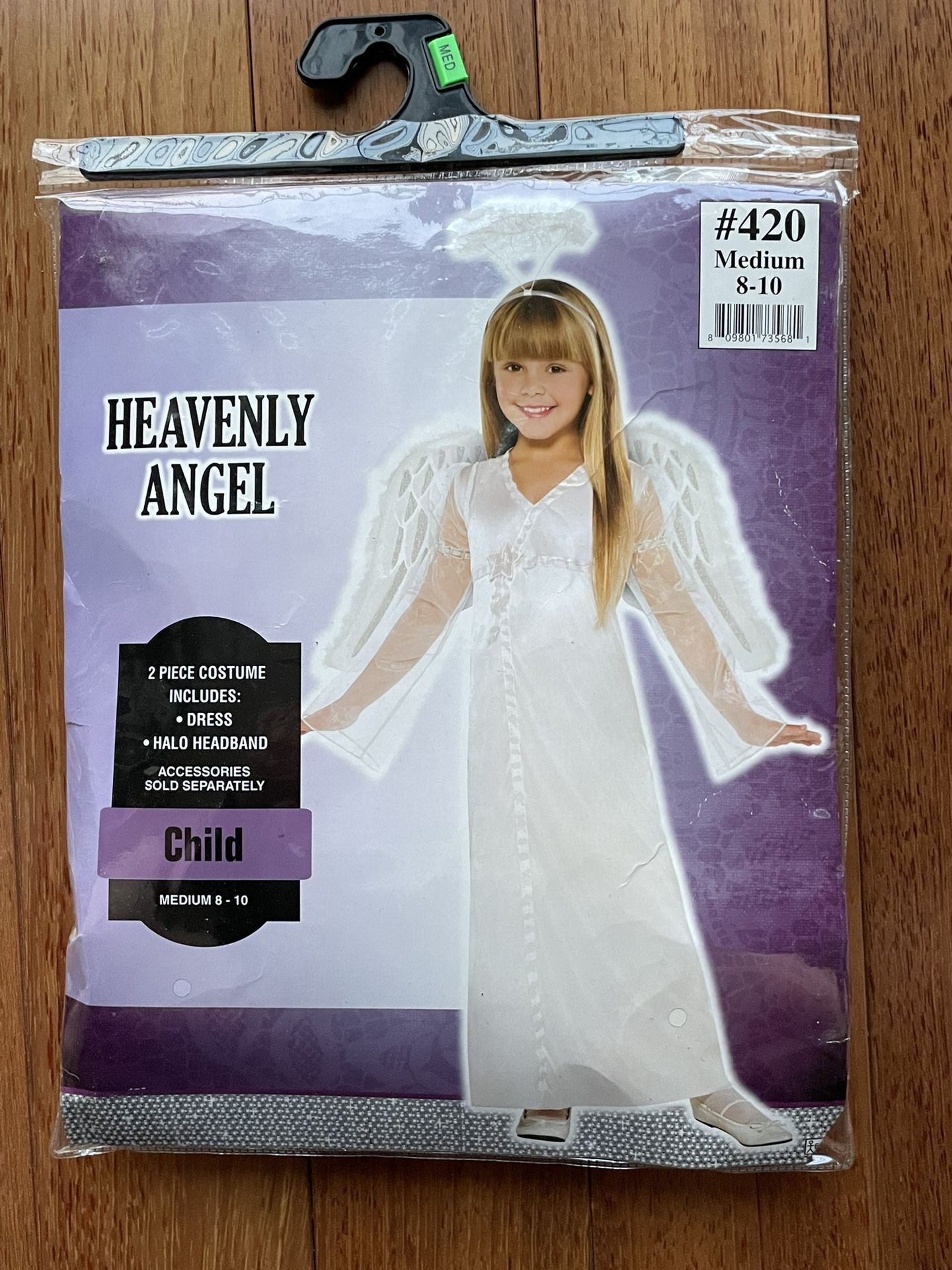 Heavenly Angel Child Halloween Costume  Girls Size Medium 8-10