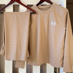 top and pant set caramel color s/m size brand 🆕 