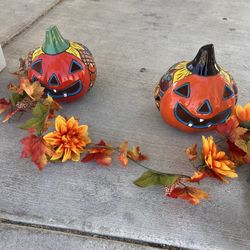 Clay Pumpkins