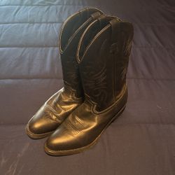All Black Laredo Boots Size 10