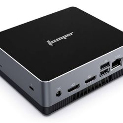 Jumper EZbox i3 Mini PC, Mini Computers with Intel i3-5005U Processor, 8GB RAM 128GB SSD, 2.4G+5G Dual WiFi, BT4.0, Dual HDMI Ports, Dual USB3.0 Ports