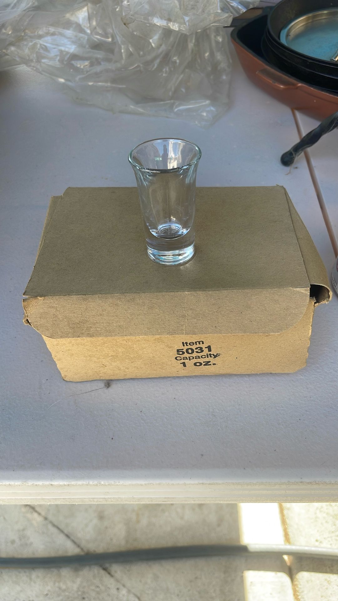 Libbey 5031 1 oz Tall Whiskey Shot Glass